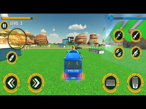 Police Bus Shooting - Police Plane Prison Transport game 🚨🚓🔫 | YouTube Gaming