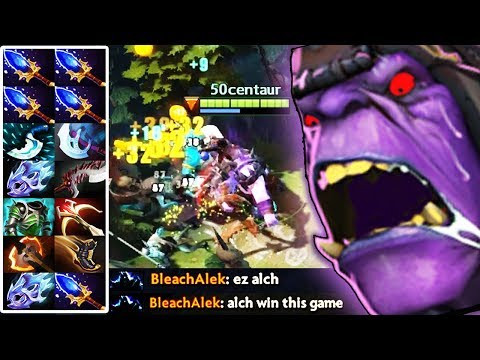 WTF Is This ? Gold Machine Alchemist Item For Whole Team 1.4k Gpm By Ace Dota 2