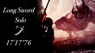 【MHW】極ベヒーモス討滅戦 太刀 ソロ 17'17"76 / Extreme Behemoth Long Sword Solo