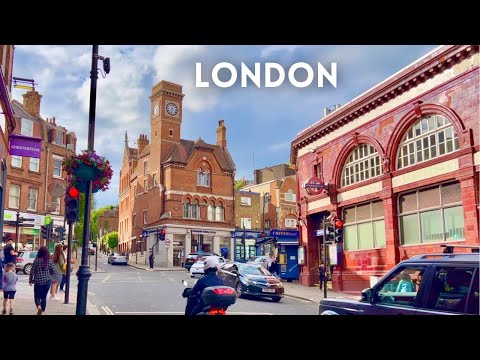 North London Walking Tour 🇬🇧  HAMPSTEAD High Street to Hampstead Village | Luxury Life [4K HDR]