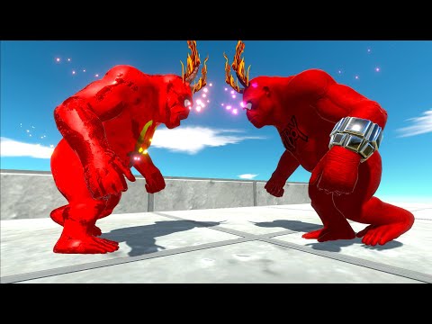 HELLBOY GORO vs HELLBOY GORO II DEADLY CLIMB - Animal Revolt Battle Simulator