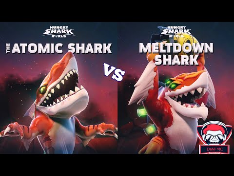 NEW MELTDOWN vs ATOMIC SHARK - Hungry Shark World DaNi MC Gaming