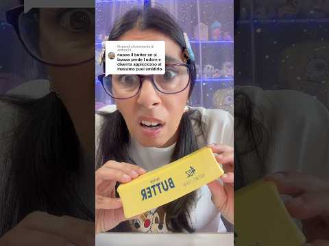 MA IL BUTTER SI PUÒ LAVARE O NO? 🧈