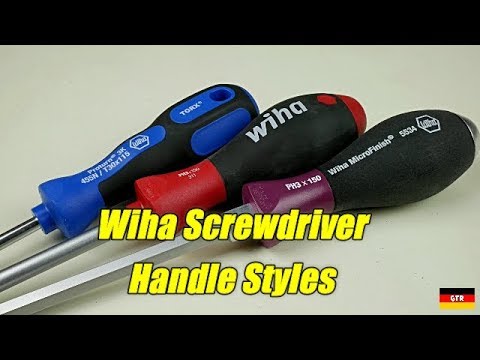 Wiha Screwdriver Handle Styles