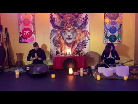 Breath Work and Sound bath experience with Kamala and Siri of Yoga Galactica