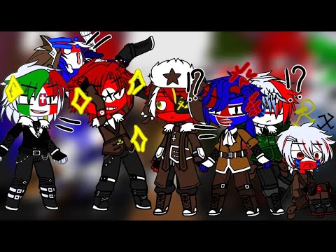 «🇪🇸🇺🇸🇸🇦»countryhumans react to ww2 #Ship #Italy #countryhumans #America #Germany#Gacha #gachaclub 