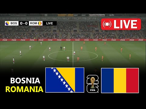 Bosnia & Herzegovina vs Romania | World Cup European Qualifiers 2026 | PES 21 Simulation Gameplay
