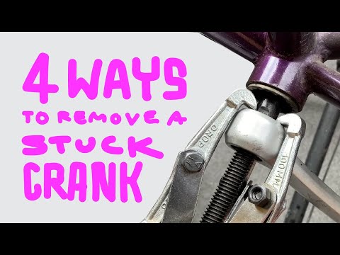 how to: 4 ways to remove a stuck crank arm