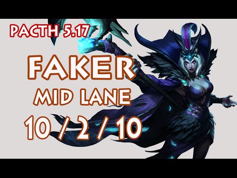 SKT T1 Faker Leblanc  vs Azir - Mid Lane 5.18 - KR Challenger SoloQ
