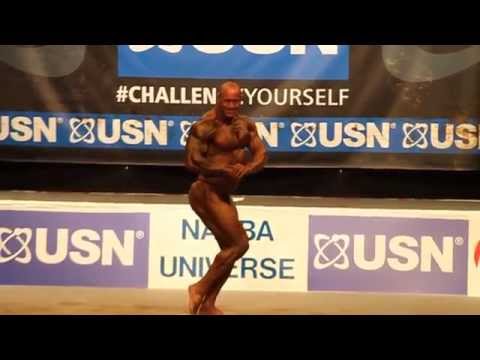 Gary Lister NABBA Mr.Universe 2014 Masters over 50 2nd place