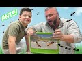ANTS In MY HOUSE Caleb And Dad Build An ANT FARM For Kids