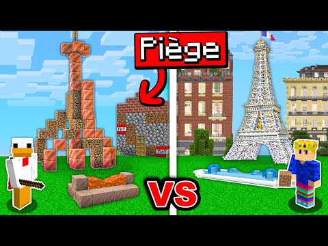 Celui qui construit la meilleure FRANCE PIÉGÉ GAGNE ! (Ta Maison est DEDANS)