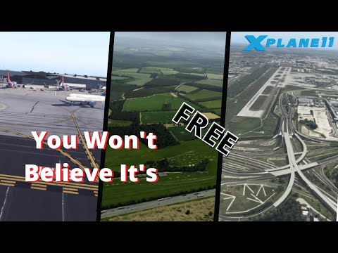 X Plane 11 | Must Have FREE Sceneries For 2021! | You Won't Believe they're Free!..