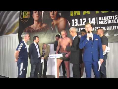 Nordic Fight Night indvejning 12. december 2014