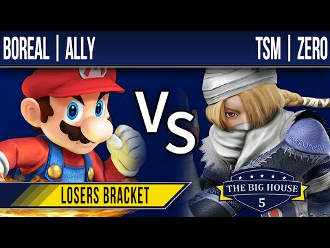 TBH5 Smash 4 - Boreal | Ally (Mario) vs TSM | ZeRo (Sheik) - Losers Bracket