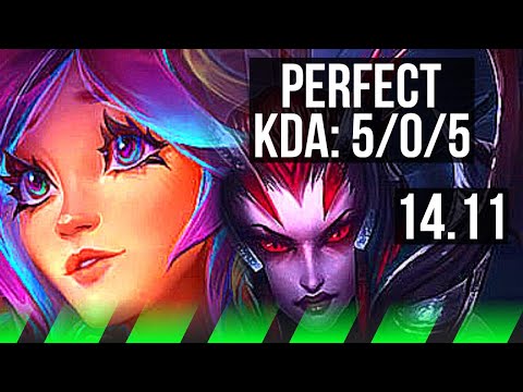 LILLIA vs ELISE (JGL) | 5/0/5, 700+ games | KR Master | 14.11