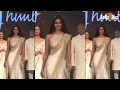 Disha Patani In White Gold Sari At Fevicol Caring With Style Fashion Show Bolly2box