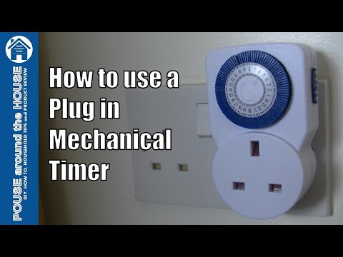 How to use a plug in mechanical timer. Electronic plug-in timer tutorial.