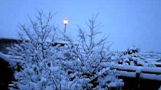 Snow in Lerwick Shetland at 7:30a.m. in Feb 2009