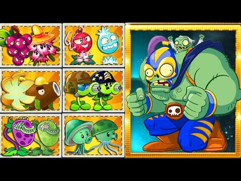 Random 30 Best Pair Plants vs Hero Smashing Gargantuar LEVEL 10 - PVZ 2 Team Plant Battlez