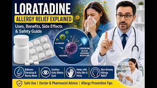 Loratadine Explained | Uses, Benefits, Side Effects & Allergy Relief Guide