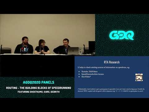 AGDQ 2020 Panels: Routing - The Building Blocks of Speedrunning