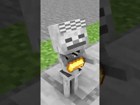 Baby Skeleton and Baby Zombie Sad Life Pt7 - (Monster School)  #Shorts