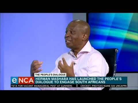 Herman Mashaba launched The People’s Dialogue