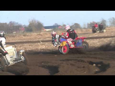 MxInAction - Filip Bengtsson testar Sidovagn med bror Freddie - Hörby Stubbrace 22 Oktober 2011
