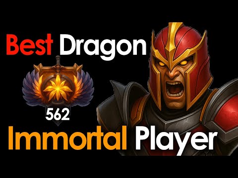 IMBA Dragon Knight MID — Immortal Rank 562 Domination (Patch 7.39e) #dota2