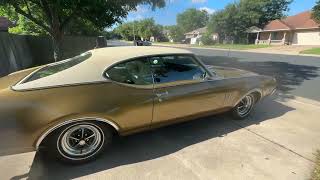 1969 Oldsmobile 442 Holiday Coupe - Idling Walk Around Video