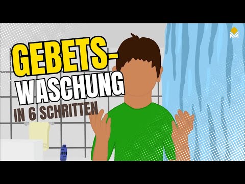 Die Gebetswaschung [Wudhu] im Islam in 6 Schritten