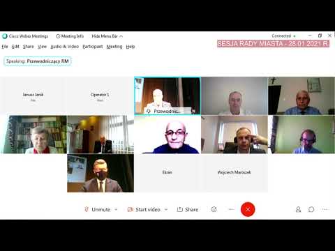 Sesja Rady Miasta Żory - 28.01.2021 r.