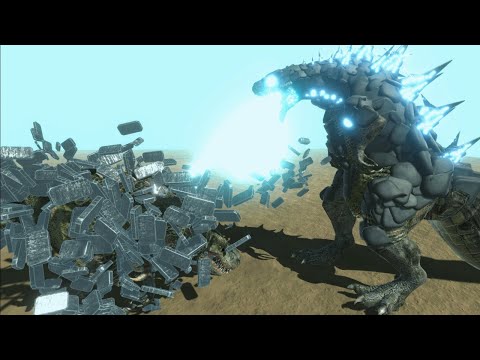 SHIN GODZILLA VS WORKSHOP UNITS EPIC BATTLES - ANIMAL REVOLT BATTLE SIMULATORS