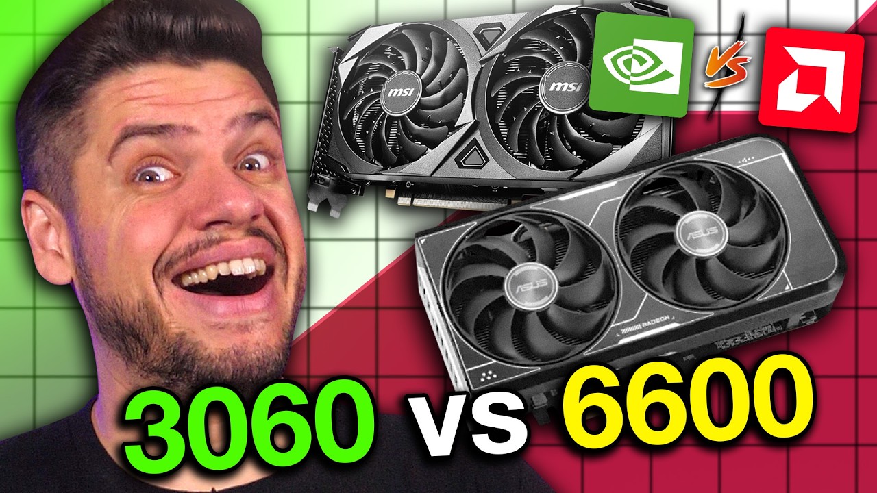 QUAL é a MELHOR PLACA de VÍDEO CUSTO x BENEFÍCIO? RX 6600 vs RTX 3060