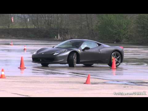 Trying to drift in a Ferrari 458 Italia!