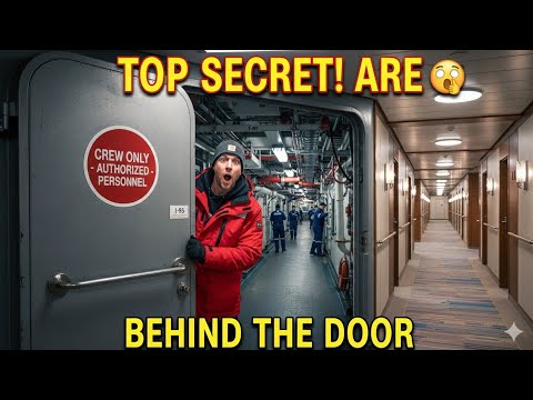 SECRET Crew Areas: What They DON'T Show You! 🤫🚢 #CrewLife #BehindTheScenes #CruiseShipSecret 