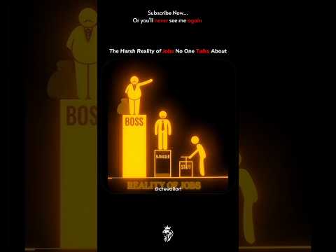 The Harsh Reality of Jobs No One Talks About | #9to5 #RealityCheck #JobTruth #Shorts