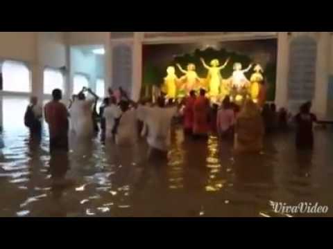Sri dham mayapur flood DARSHAN arati