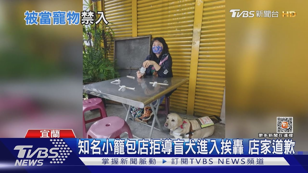 第一次看到導盲犬!知名小籠包店拒入內 店家道歉
