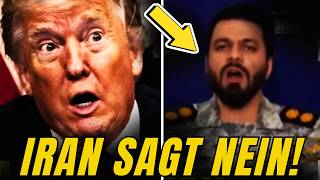Das wars... IRAN SAGT NEIN – TRUMP GEHT ALL-IN!
