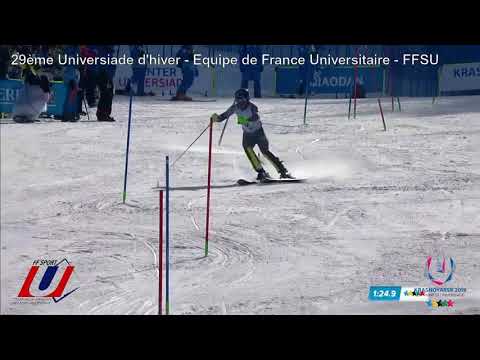 29ème Universiade d'hiver - Krasnoyarsk 2019 - Médaille de bronze pour Paco Rassat en slalom ! 1