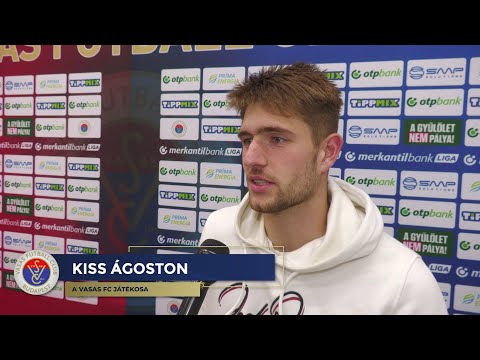 A Szeged elleni győzelmet követően Kiss Ágoston összegezte gondolatait