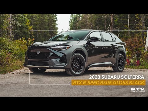 RS05 Gloss Black on 2023 Subaru Solterra | RTX Wheels