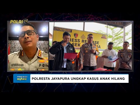 LIVE - KAPOLRESTA JAYAPURA  KOTA , POLRESTA JAYAPURA UNGKAP KASUS ANAK HILANG DITEMUKAN DI KOLAM