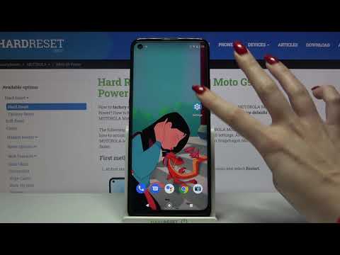 Manage Display Settings and  Choose new Font Size - MOTOROLA Moto G9 Power