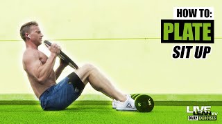 PLATE SIT UP exercise video thumbnail