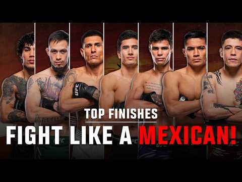 Best Finishes by Mexican Fighters at UFC Mexico!
