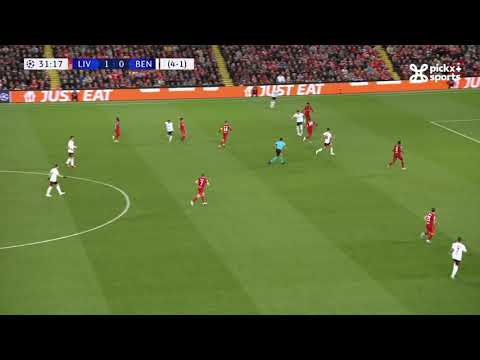 Champions League 13/04/2022 / Goal Gonçalo Ramos against Liverpool
