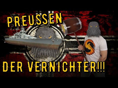 World of Warships Legends - PREUßEN - Legendär - DER VERNICHTER!!! [deutsch/ gameplay]